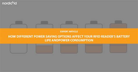 rfid reader power consumption|battery life of rfid reader.